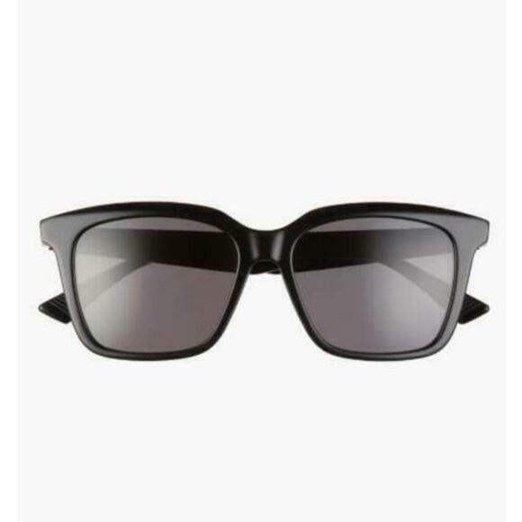 Bottega Veneta Unisex Black Square Sunglasses Grey Lens RTL: $430.00 main image 2